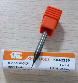 德國KHC進(jìn)口微小徑深溝鎢鋼銑刀可以輕松加工無氧銅