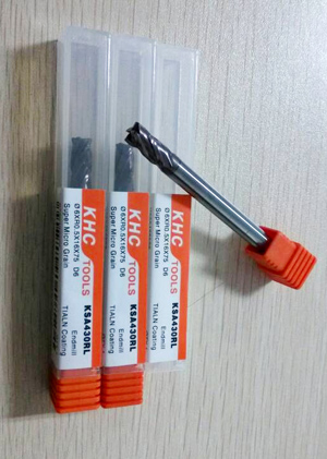 北京客戶一直使用德國(guó)KHC加長(zhǎng)圓鼻鎢鋼銑刀加工不銹鋼材料