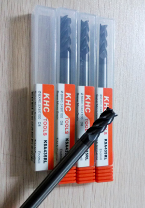 武漢陳先生訂購德國KHC超硬高硬度鎢鋼涂層銑刀加工熱處理材料