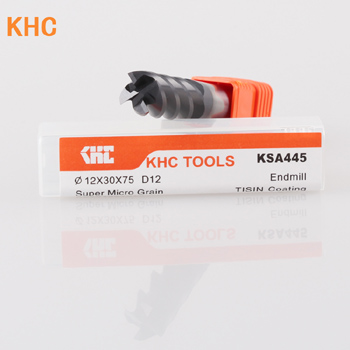 德國KHC四刃平底銑刀，高品質涂層銑刀，客戶使用再次購買！