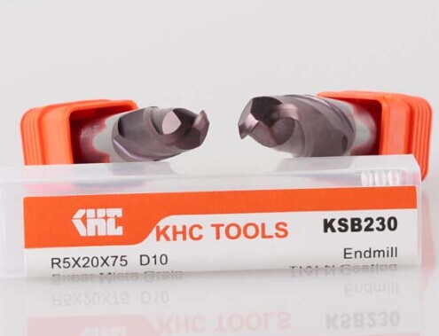 KHC2刃立銑刀在對容屑槽加工上有自己的優(yōu)勢
