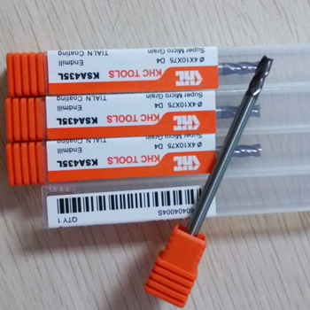 KHC銑刀品牌的加長柄立銑刀KSA435L，加工P20材料杠杠的！